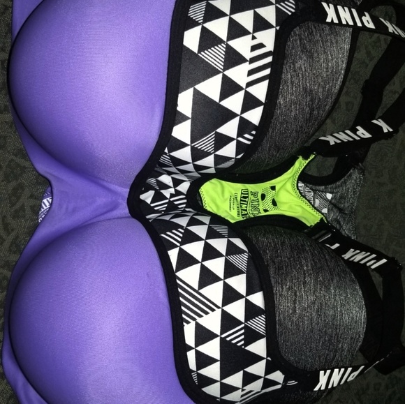 VS PINK L-DD RACERBACK BRAS - Picture 3 of 4